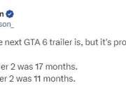 《GTA6》下个新预告可能还要再等一年 R星传统